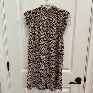 Simply Southern Leopard Print Dress- Youth Medium